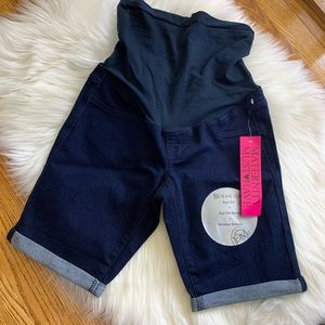 Evermore denim woman’s maternity bermuda size S
